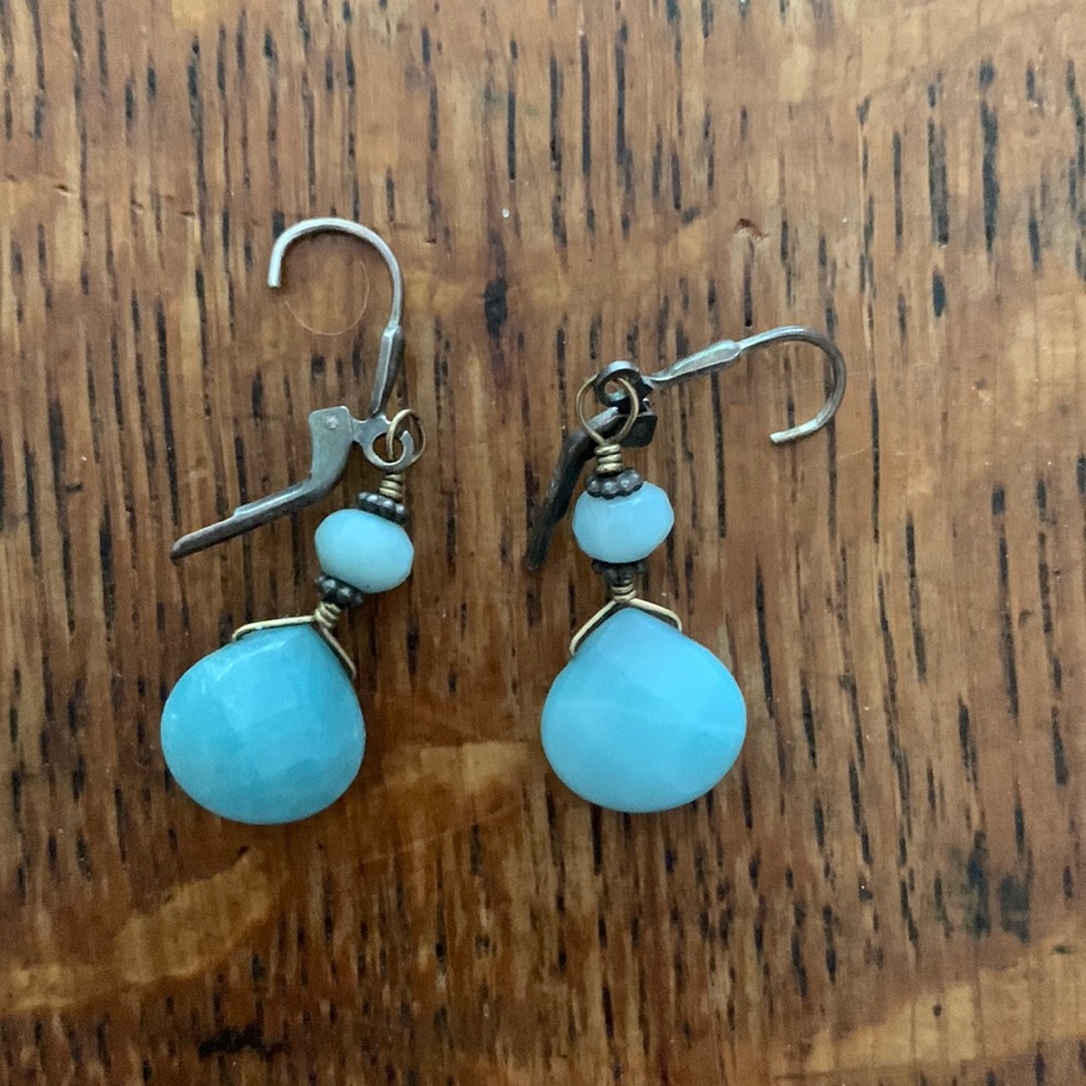 Blue earrings